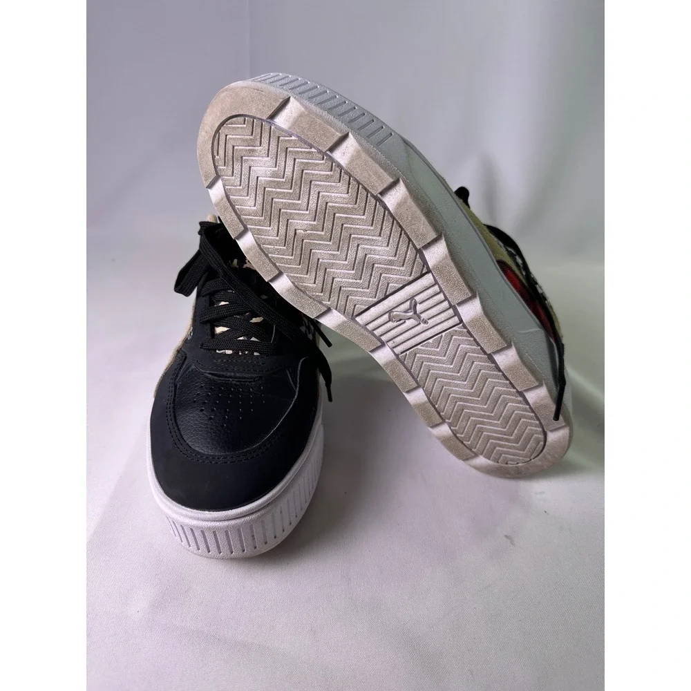 PUMA Cali Dream Women's Size 8.5 Wild Child Leopard Print Chunky Platform‎ Shoes